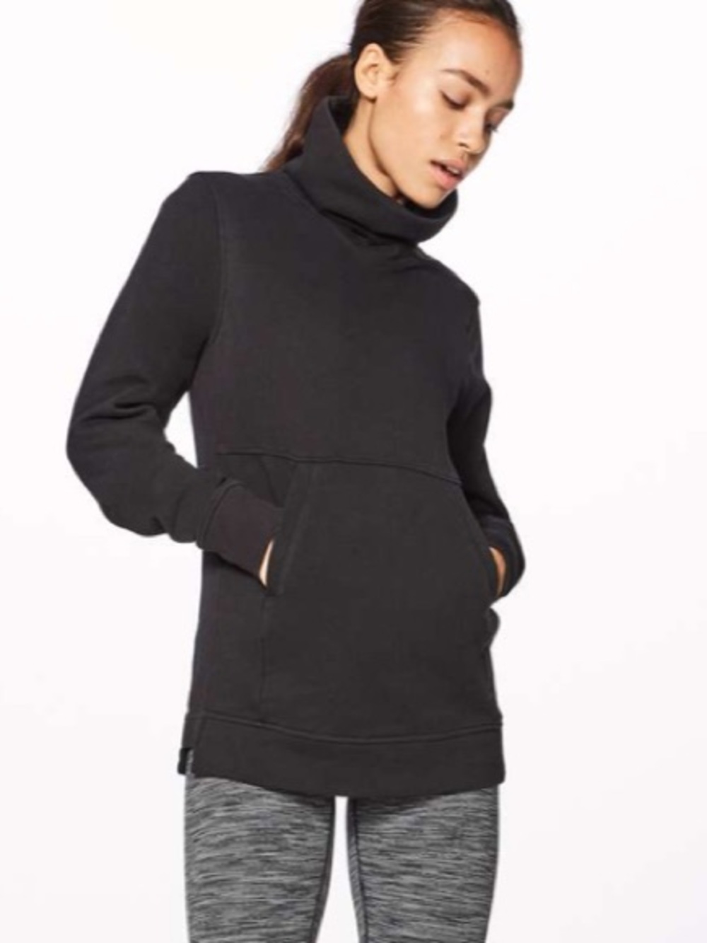 Lululemon Press Pause Pullover - Black - Size 4